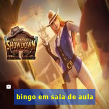 bingo em sala de aula